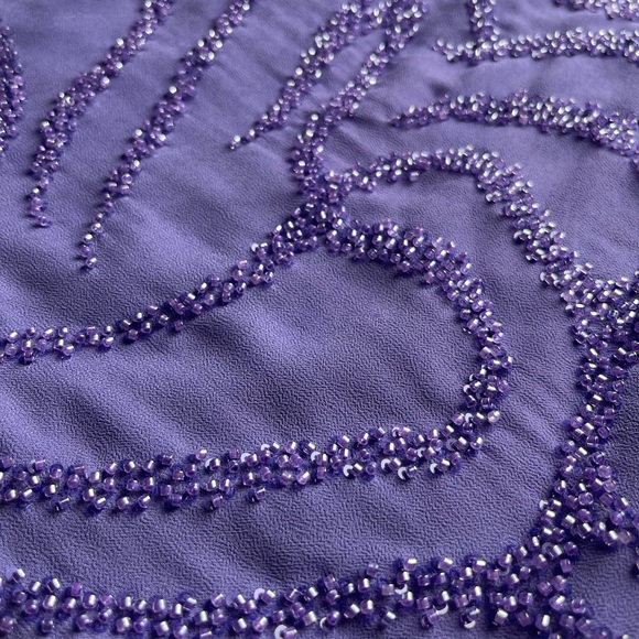 Oh Polly Lavender Sequin Mini Skirt - Picture 2 of 9